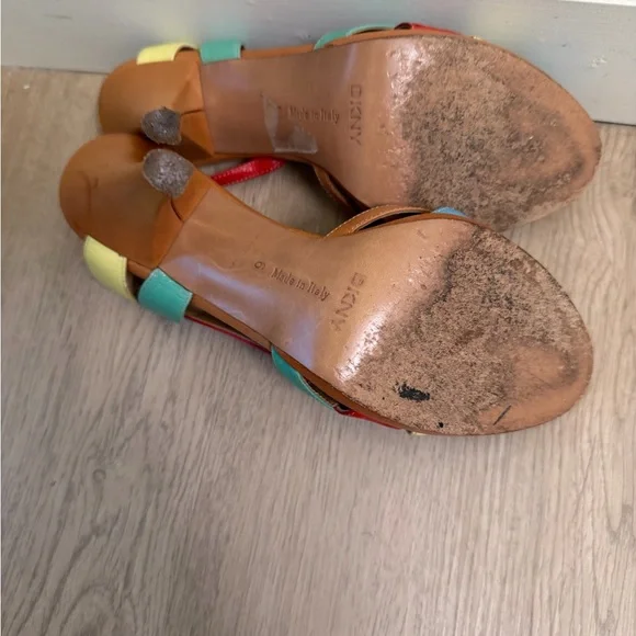 DKNY Colorful Strappy Heels - Picture 6 of 7